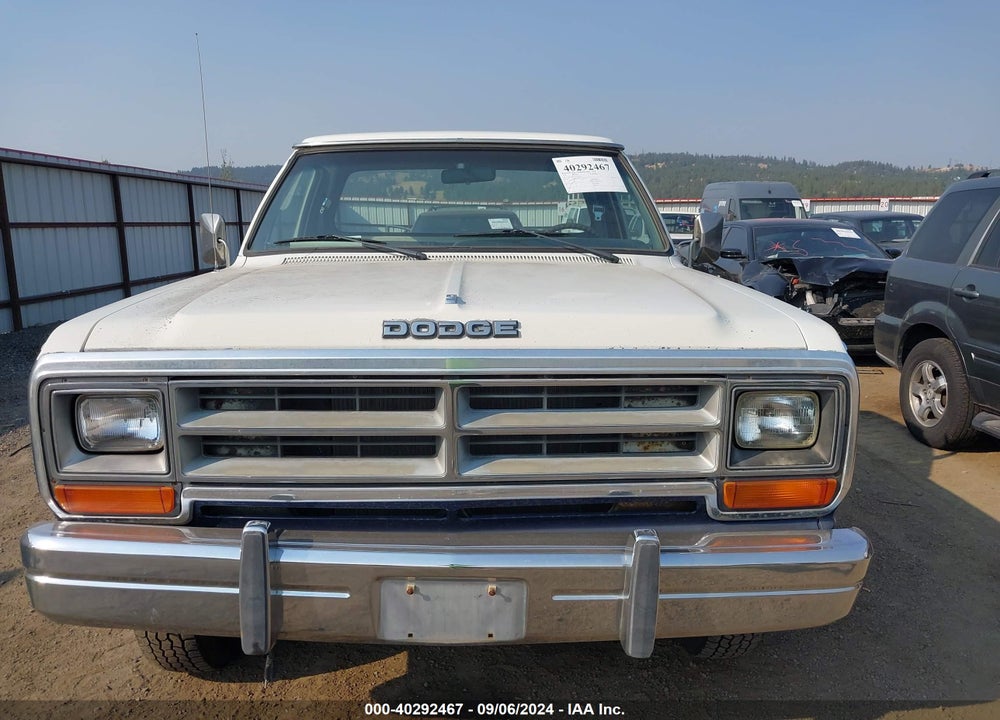 1986 DODGE W-SERIES W200/W250 VIN: 1B7KW24W6GS000293