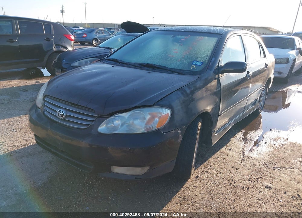 2003 TOYOTA COROLLA S VIN: 1NXBR32E83Z137754