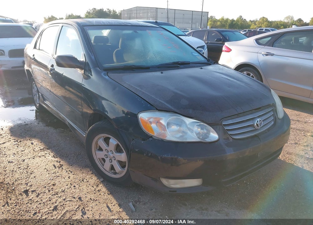 2003 TOYOTA COROLLA S VIN: 1NXBR32E83Z137754