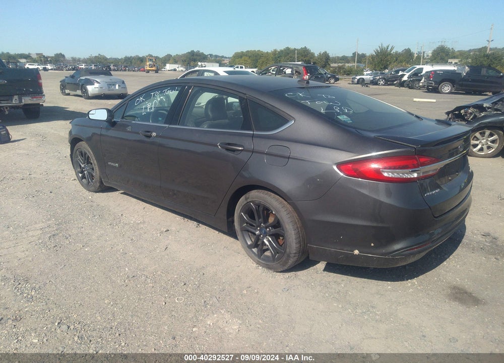 2018 FORD FUSION HYBRID SE VIN: 3FA6P0LU3JR139146