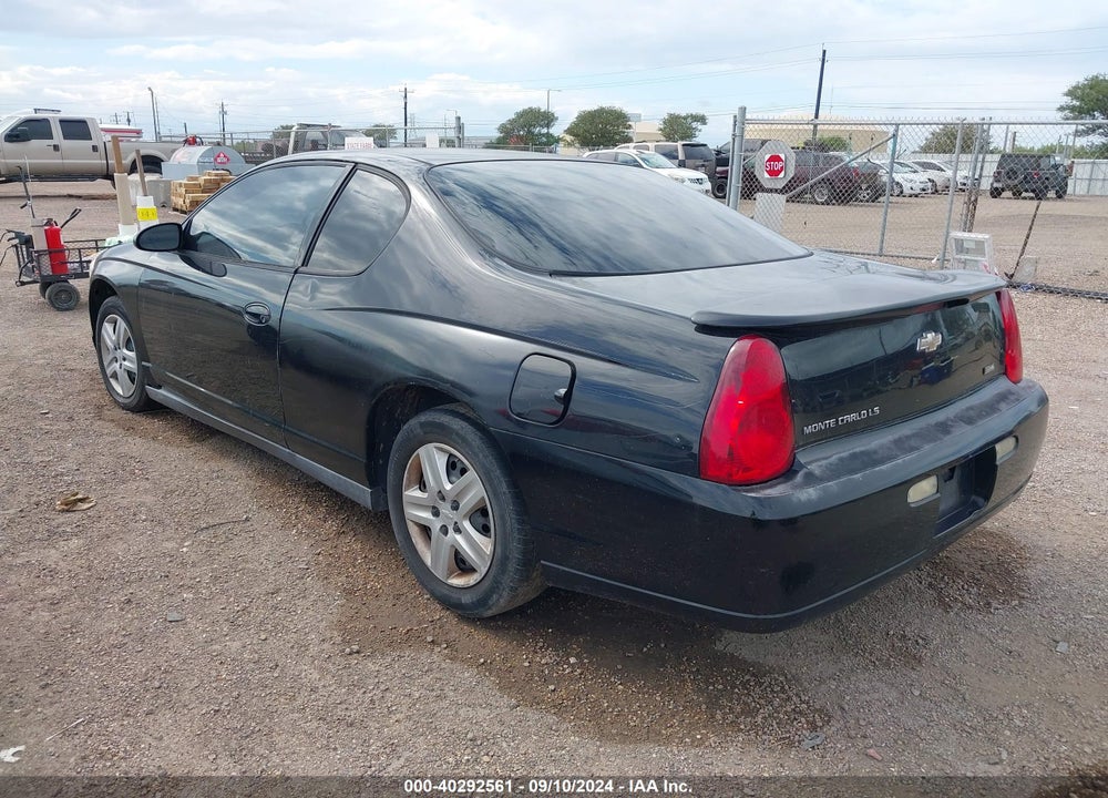2007 CHEVROLET MONTE CARLO LS VIN: 2G1WJ15K379115515
