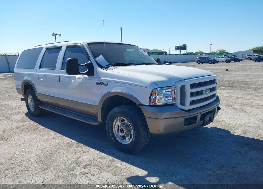 2005 FORD EXCURSION EDDIE BAUER VIN: 1FMSU45PX5EC25042