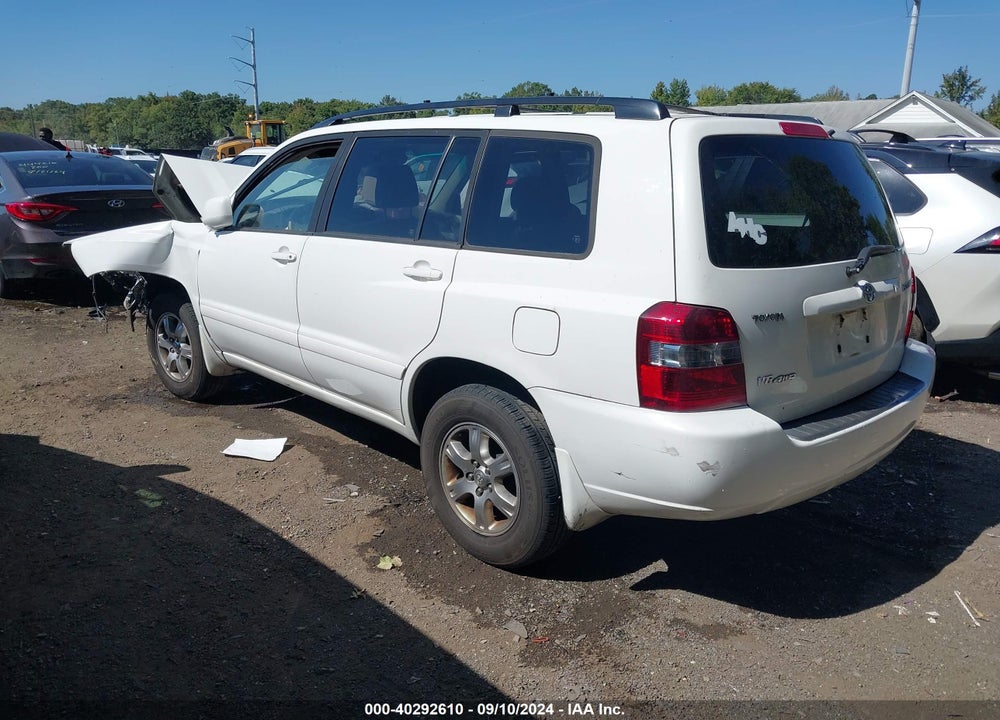 2007 TOYOTA HIGHLANDER V6 VIN: JTEEP21A970213734