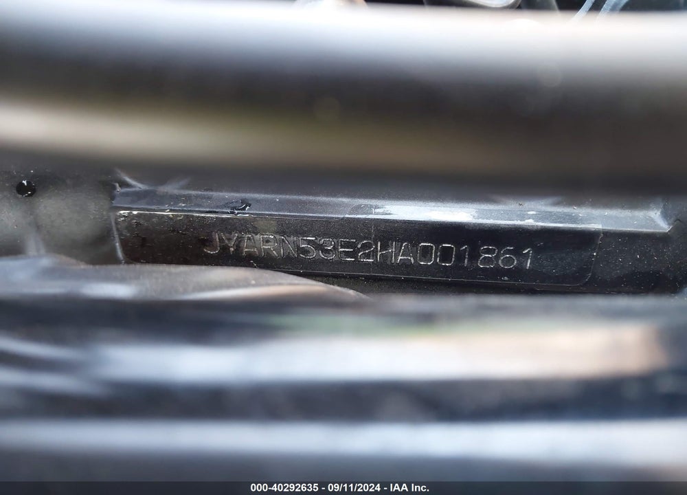 2017 YAMAHA FZ09 VIN: JYARN53E2HA001861
