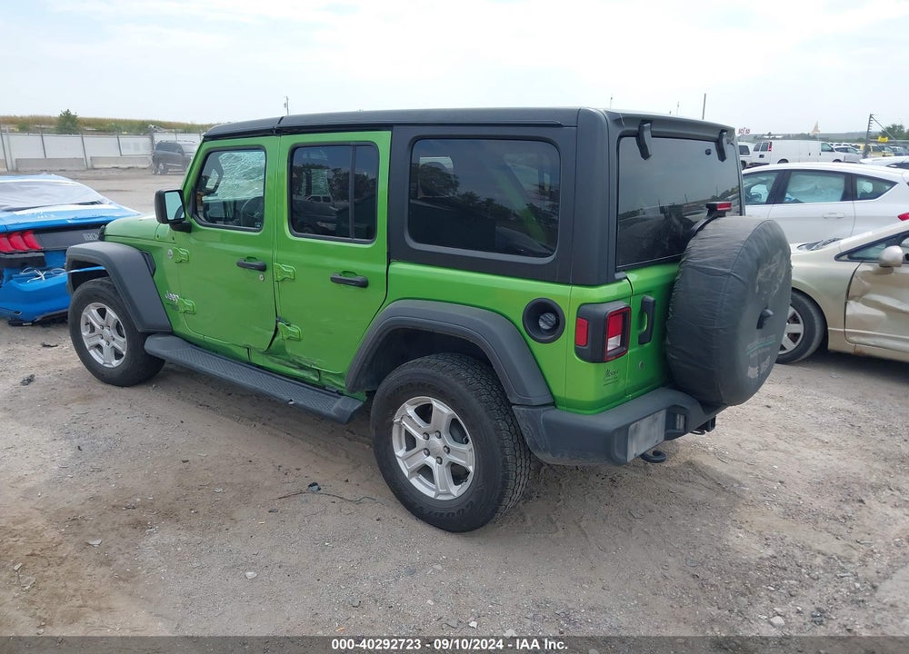 2019 JEEP WRANGLER UNLIMITED SPORT S 4X4 VIN: 1C4HJXDG3KW628702