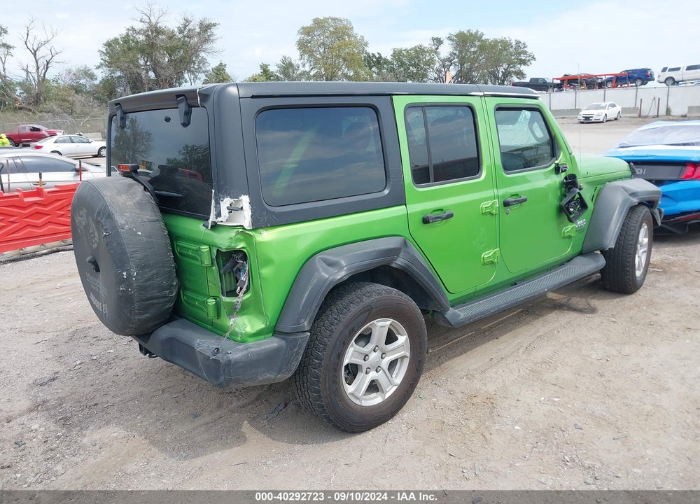 2019 JEEP WRANGLER UNLIMITED SPORT S 4X4 VIN: 1C4HJXDG3KW628702