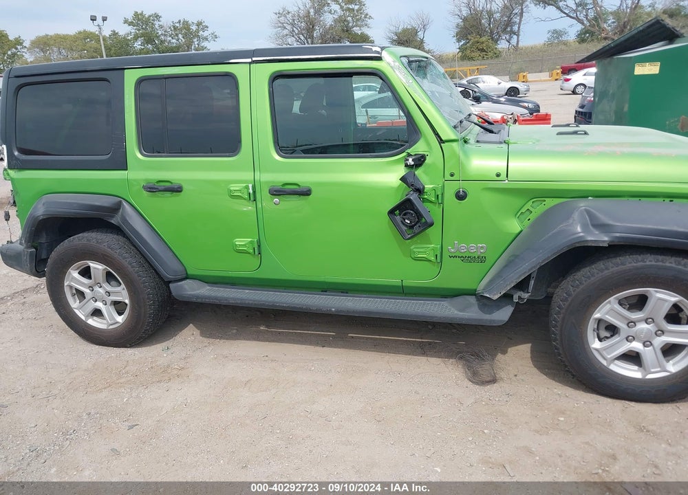 2019 JEEP WRANGLER UNLIMITED SPORT S 4X4 VIN: 1C4HJXDG3KW628702