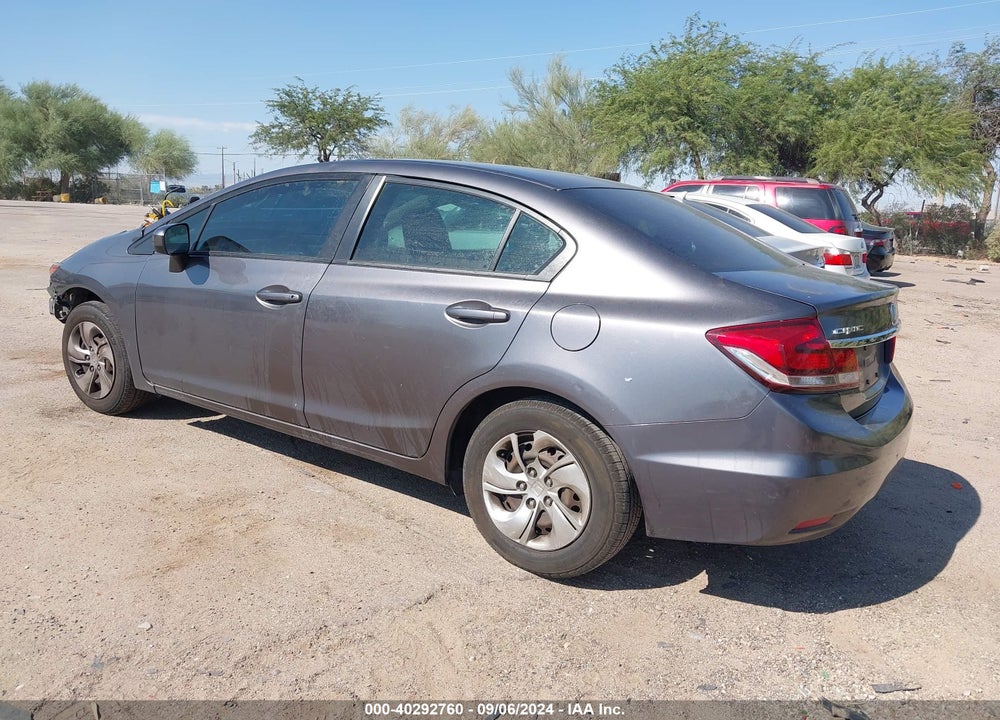 2014 HONDA CIVIC LX VIN: 2HGFB2F55EH557834