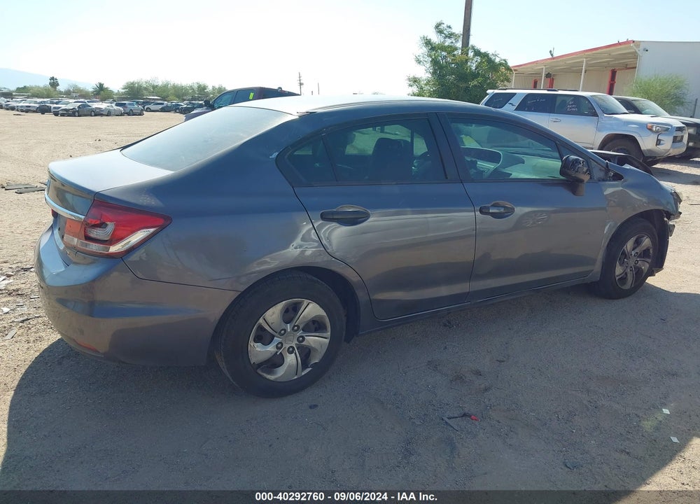 2014 HONDA CIVIC LX VIN: 2HGFB2F55EH557834