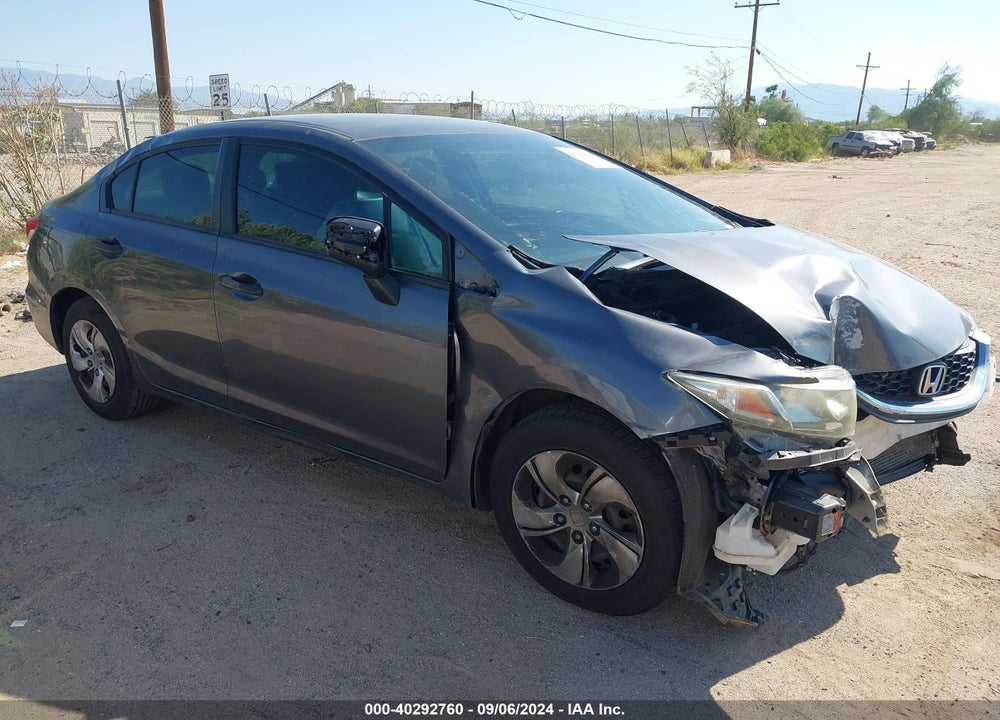 2014 HONDA CIVIC LX VIN: 2HGFB2F55EH557834