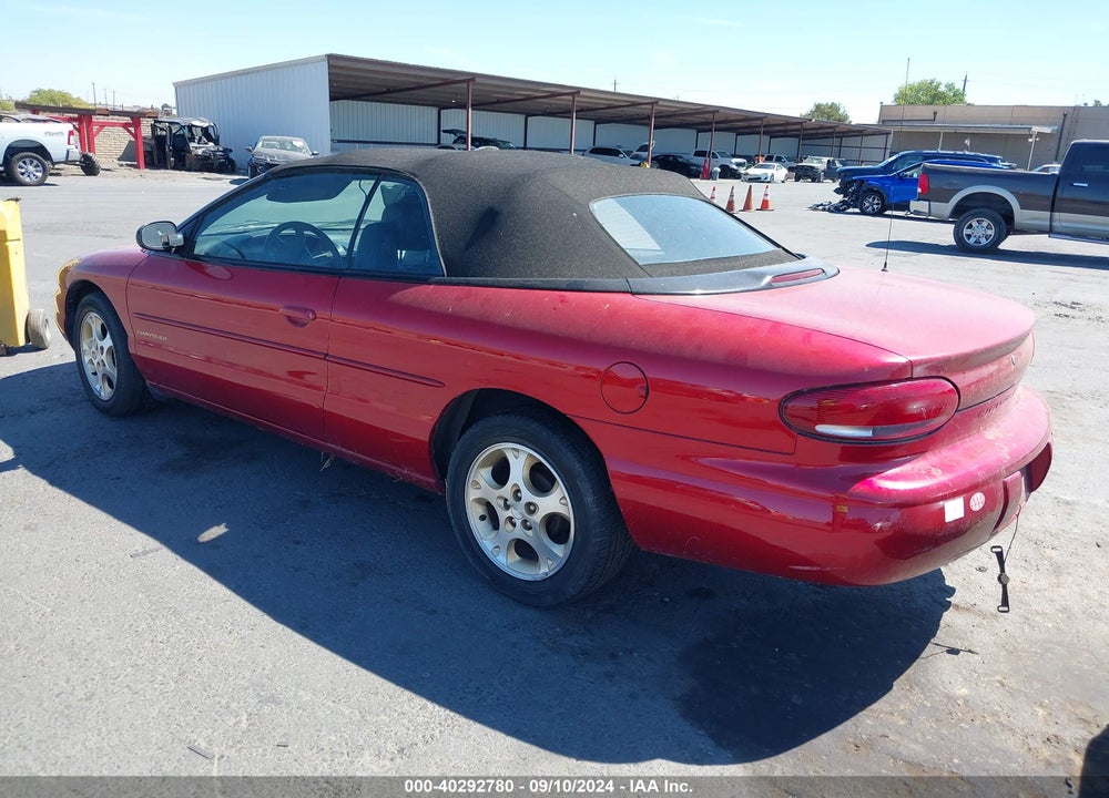 2000 CHRYSLER SEBRING JXI VIN: 3C3EL55H7YT207996