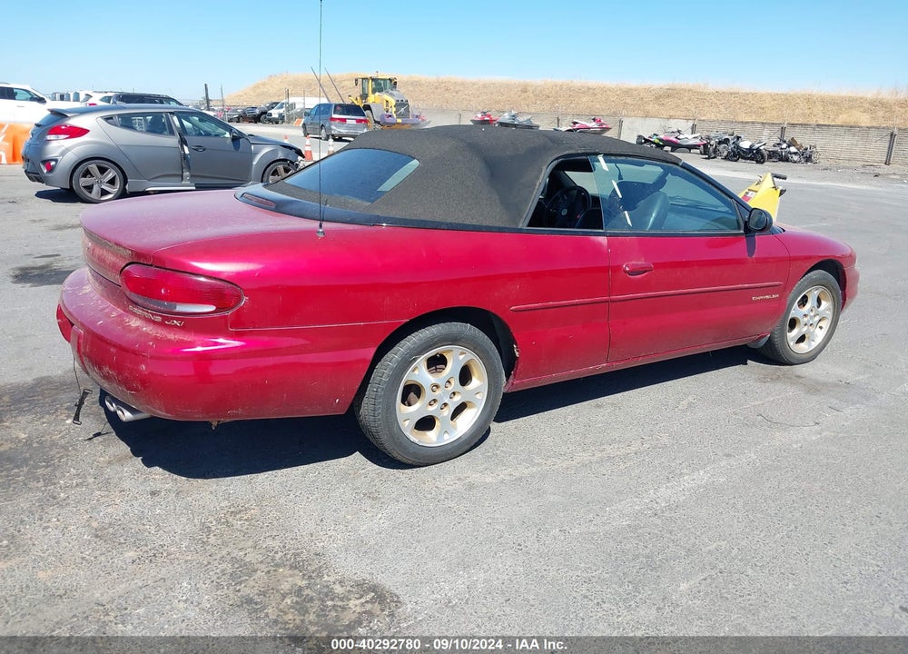 2000 CHRYSLER SEBRING JXI VIN: 3C3EL55H7YT207996