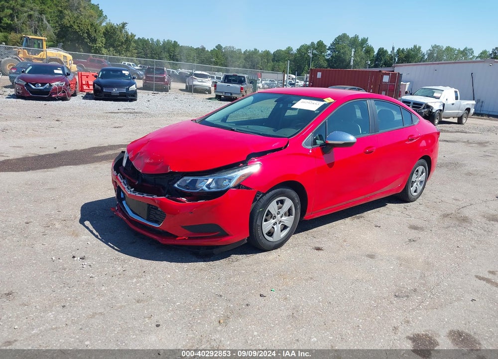 2016 CHEVROLET CRUZE LS AUTO VIN: 1G1BC5SM9G7284168
