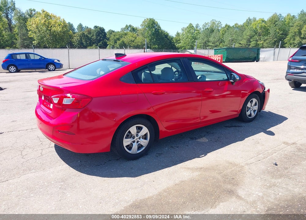 2016 CHEVROLET CRUZE LS AUTO VIN: 1G1BC5SM9G7284168
