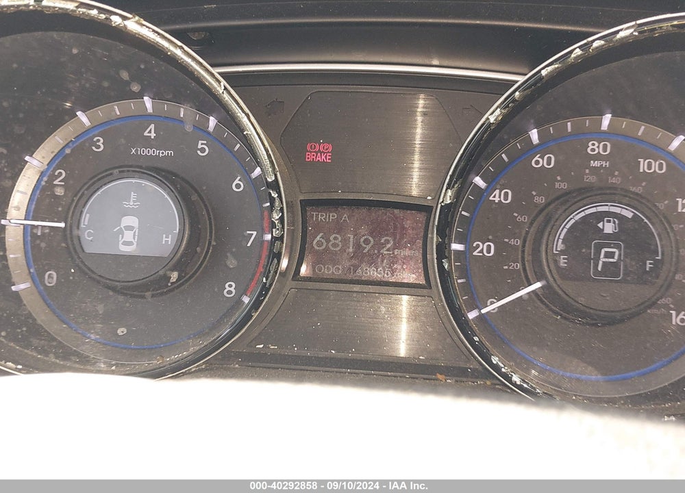 2013 HYUNDAI SONATA GLS VIN: 5NPEB4AC4DH683703
