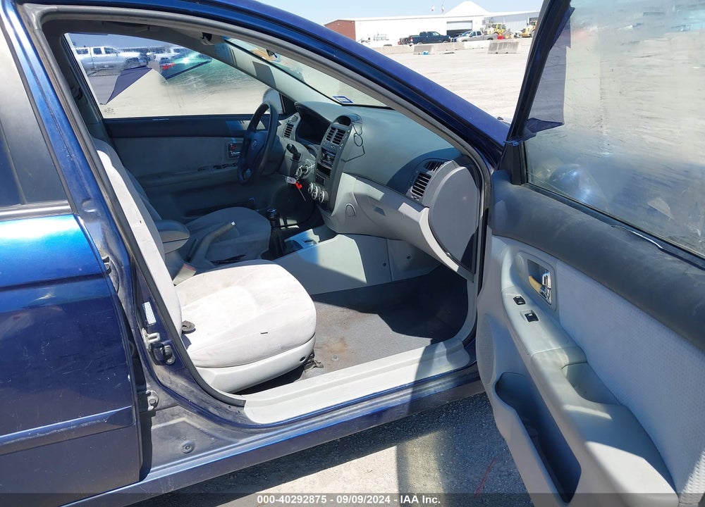 2007 KIA SPECTRA EX VIN: KNAFE121375486000