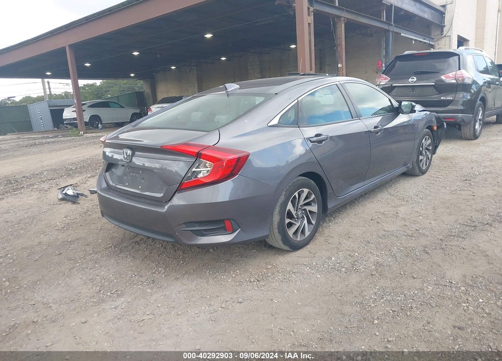 2018 HONDA CIVIC EX VIN: 2HGFC2F71JH516674