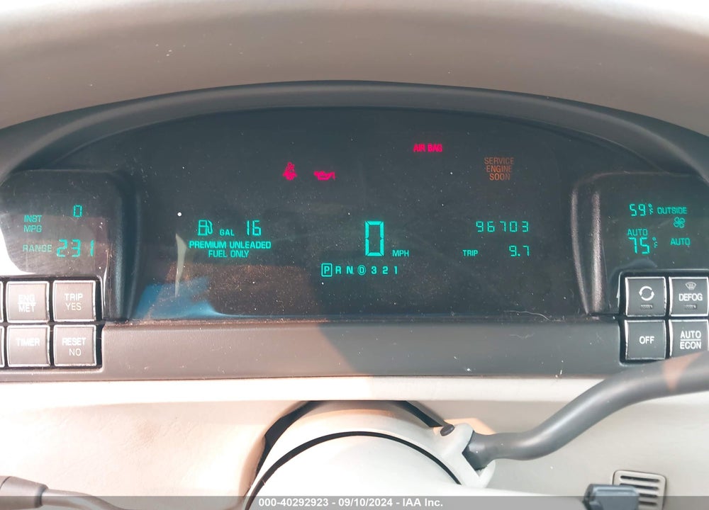 1999 CADILLAC DEVILLE STANDARD VIN: 1G6KD54Y2XU708282