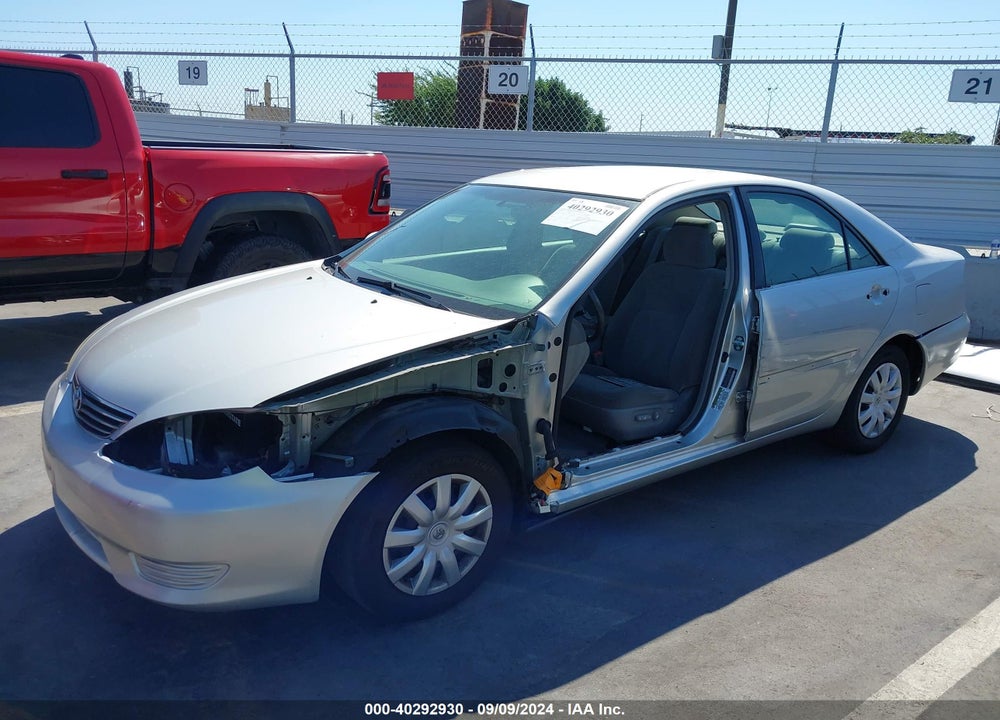 2005 TOYOTA CAMRY LE VIN: 4T1BE32K75U560152