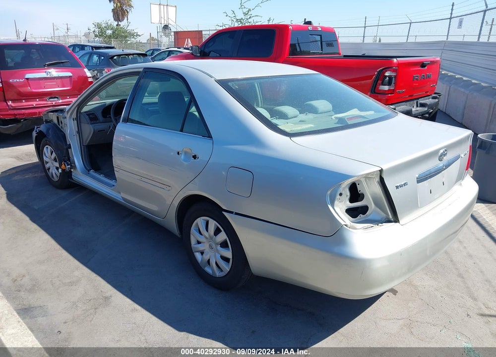 2005 TOYOTA CAMRY LE VIN: 4T1BE32K75U560152