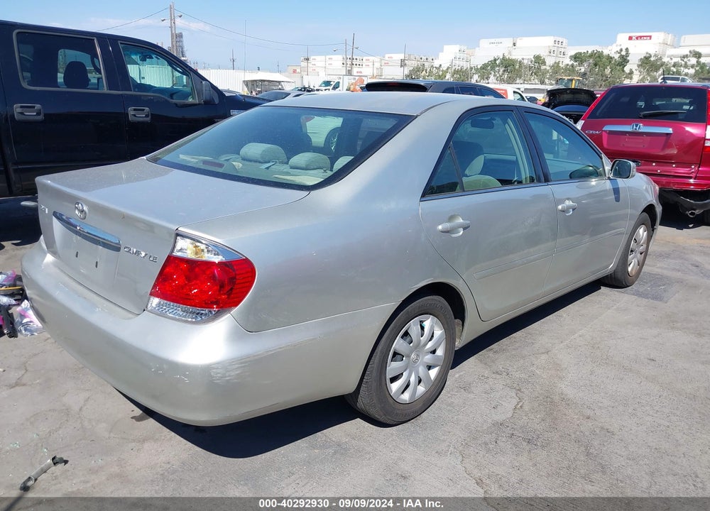 2005 TOYOTA CAMRY LE VIN: 4T1BE32K75U560152