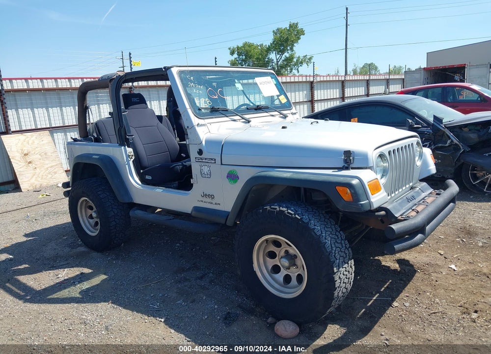 2006 JEEP WRANGLER X VIN: 1J4FA39S06P750389