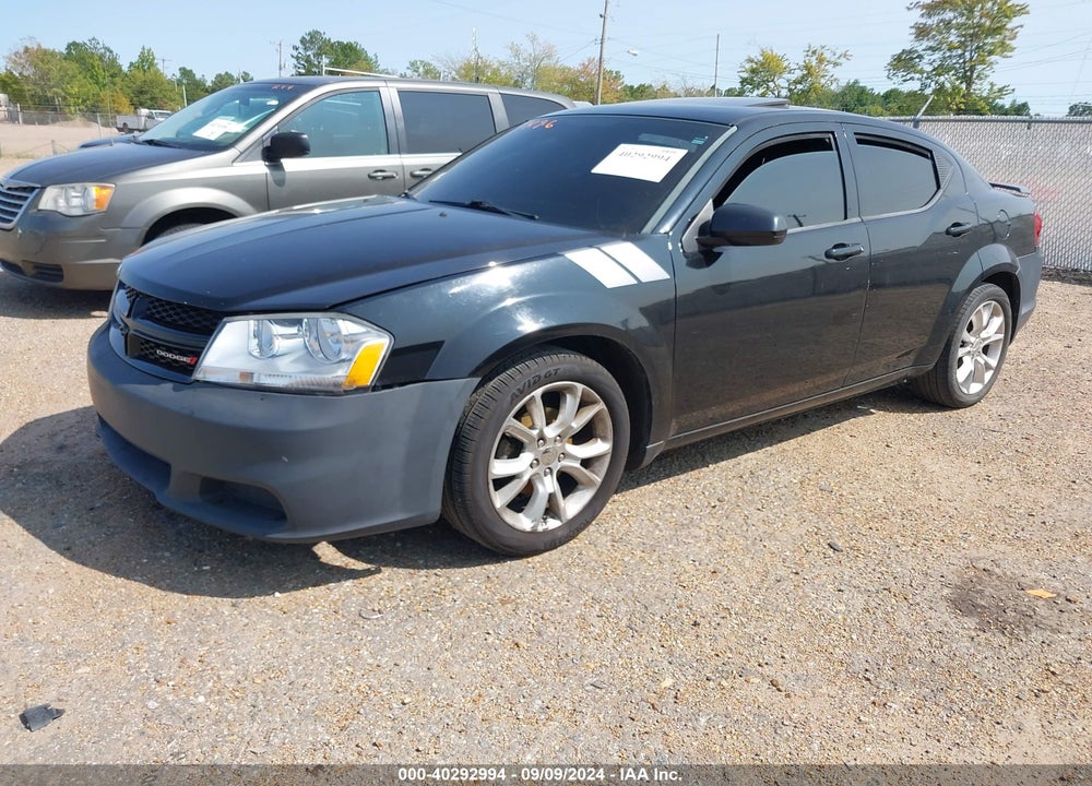 2014 DODGE AVENGER R/T VIN: 1C3CDZBG3EN148366