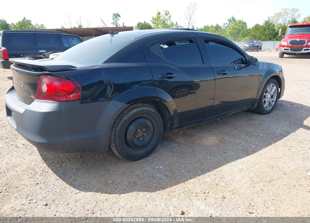 2014 DODGE AVENGER R/T VIN: 1C3CDZBG3EN148366