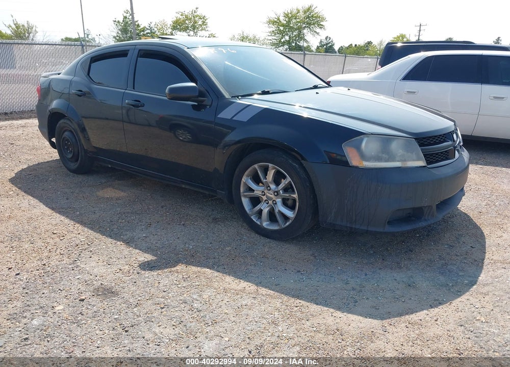 2014 DODGE AVENGER R/T VIN: 1C3CDZBG3EN148366