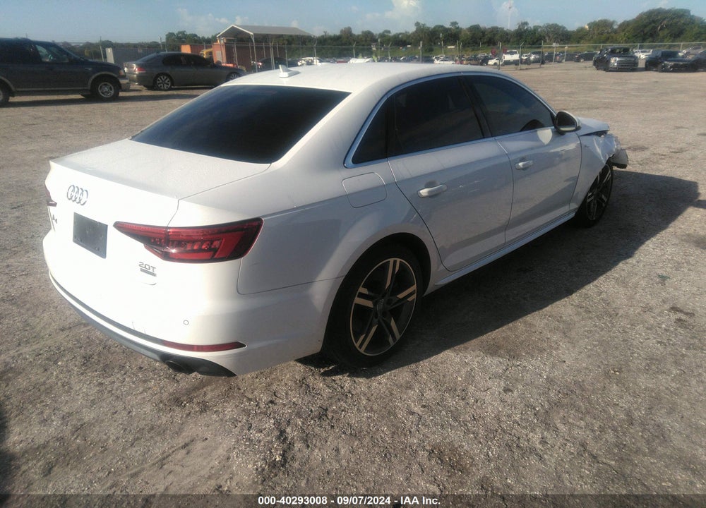 2017 AUDI A4 2.0T PREMIUM VIN: WAUENAF45HN006590