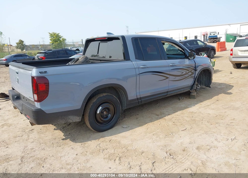 2022 HONDA RIDGELINE BLACK EDITION VIN: 5FPYK3F81NB039675
