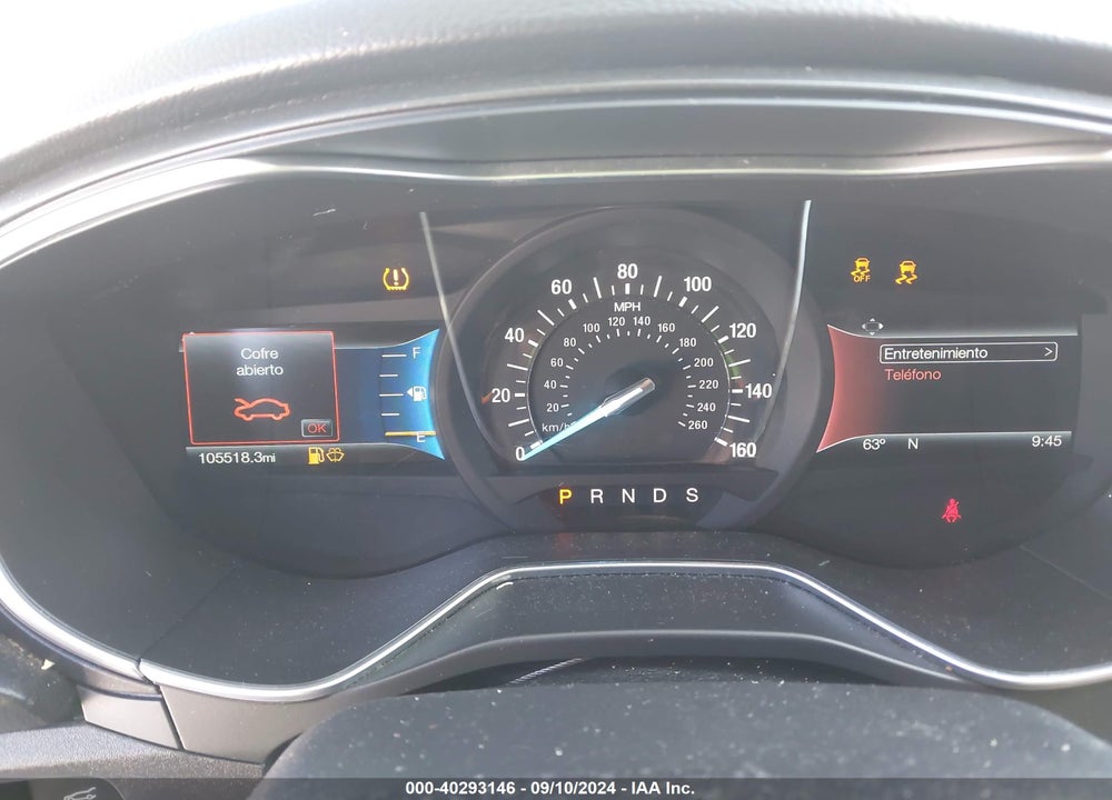 2017 FORD FUSION TITANIUM VIN: 3FA6P0K94HR124260