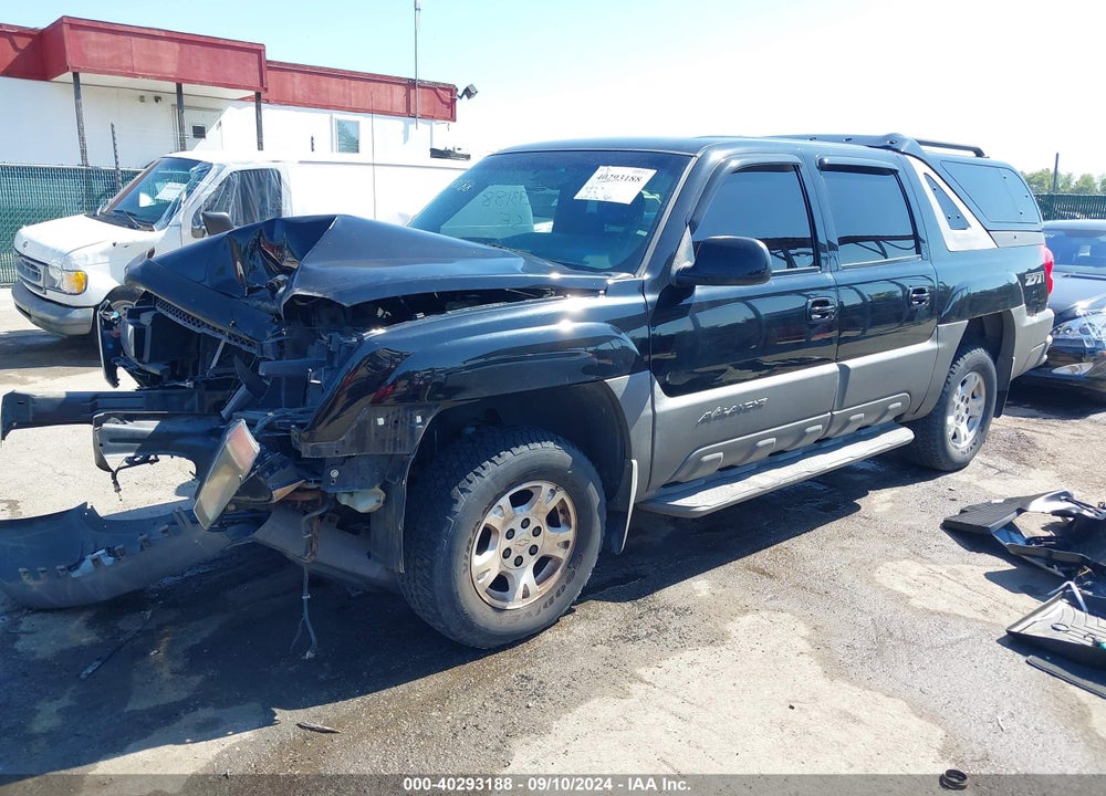 2002 CHEVROLET AVALANCHE 1500 VIN: 3GNEK13T82G119478