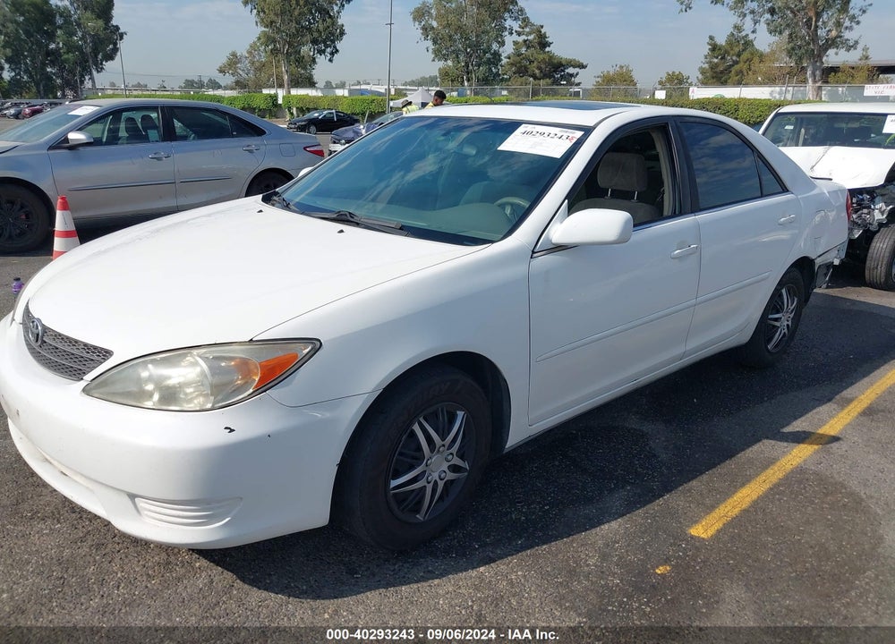 2002 TOYOTA CAMRY LE VIN: JTDBE32K120113694