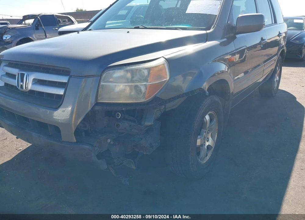 2007 HONDA PILOT EX-L VIN: 2HKYF18657H526654