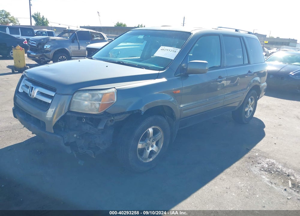 2007 HONDA PILOT EX-L VIN: 2HKYF18657H526654