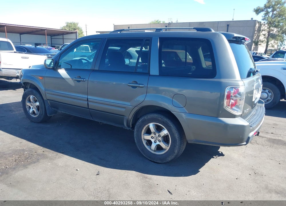 2007 HONDA PILOT EX-L VIN: 2HKYF18657H526654