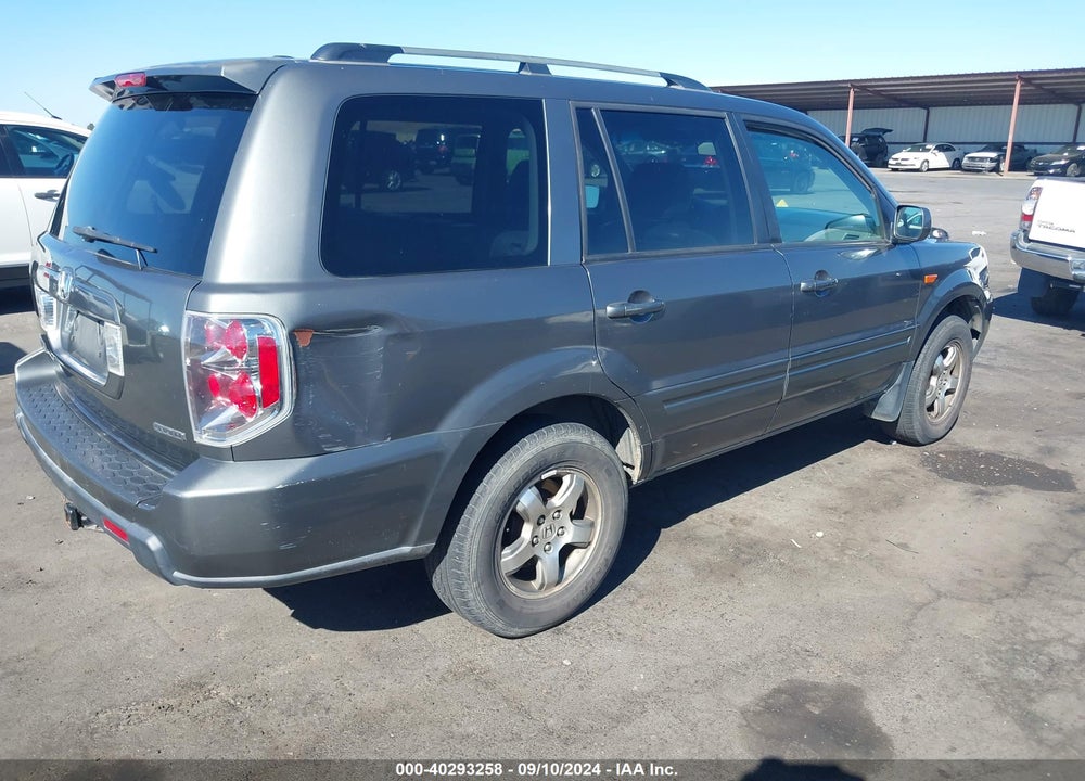 2007 HONDA PILOT EX-L VIN: 2HKYF18657H526654
