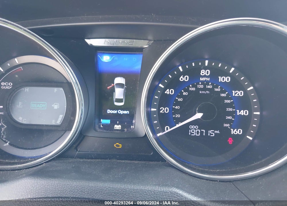 2012 HYUNDAI SONATA HYBRID VIN: KMHEC4A45CA055432