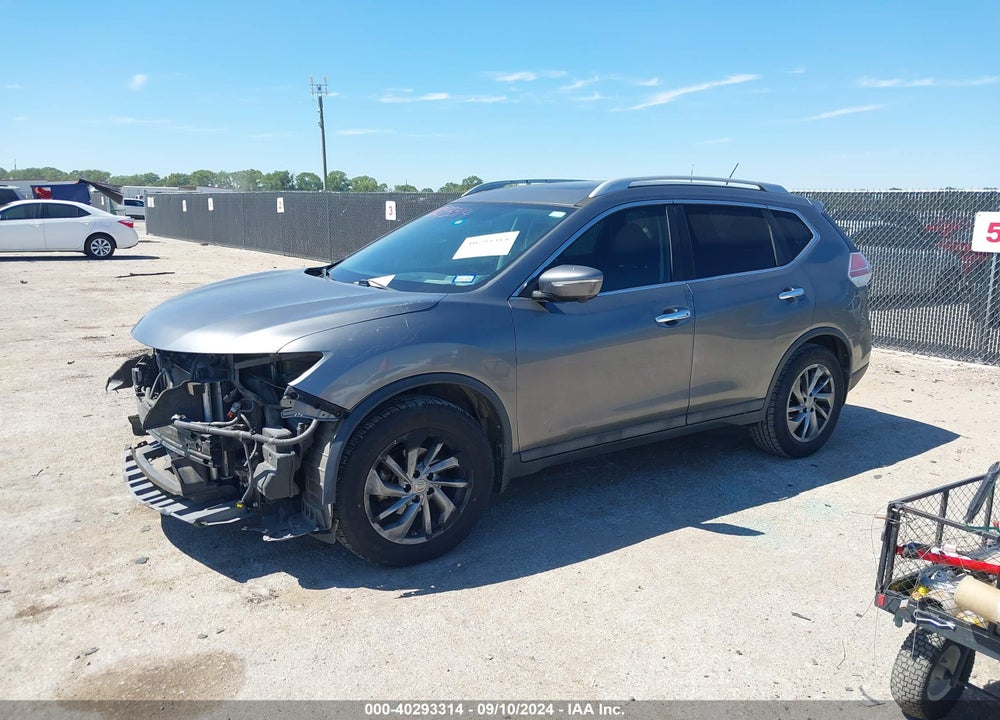 2015 NISSAN ROGUE SL VIN: 5N1AT2MT9FC863572