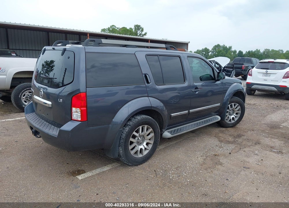 2010 NISSAN PATHFINDER LE VIN: 5N1AR1NN9AC621284