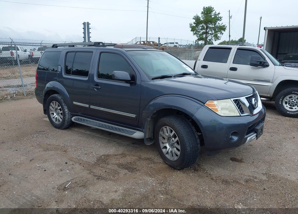 2010 NISSAN PATHFINDER LE VIN: 5N1AR1NN9AC621284