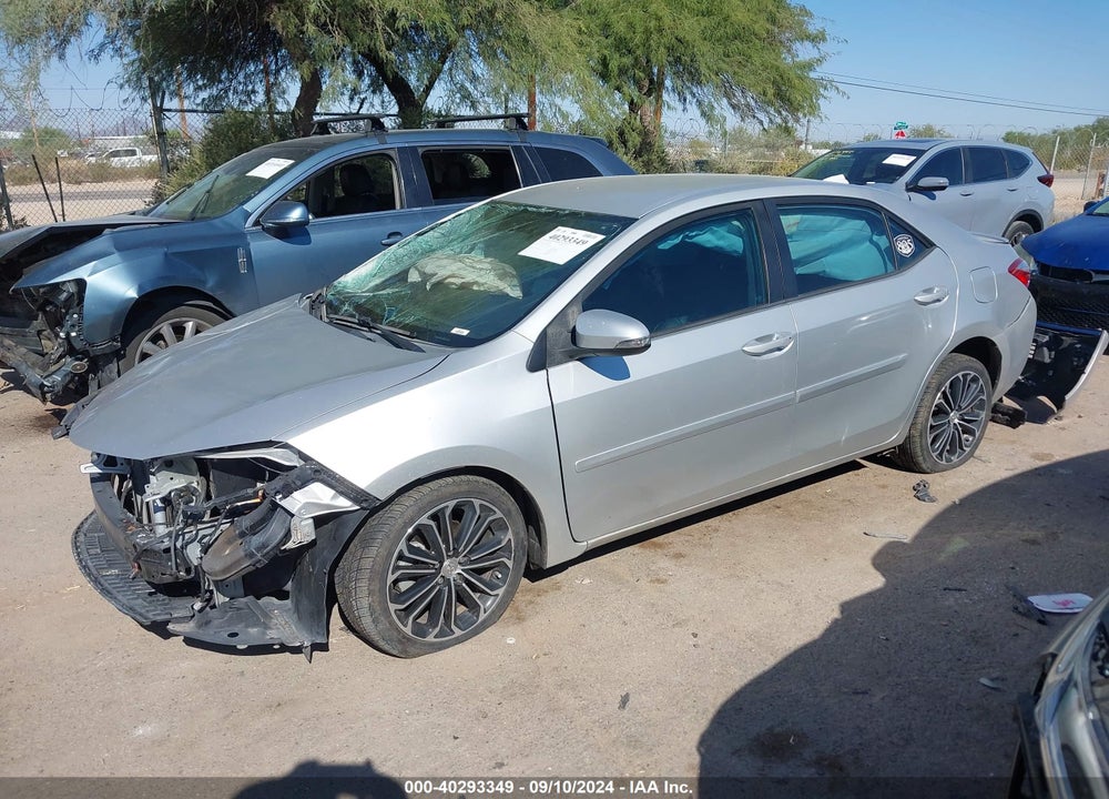 2016 TOYOTA COROLLA S PLUS VIN: 2T1BURHE9GC645666