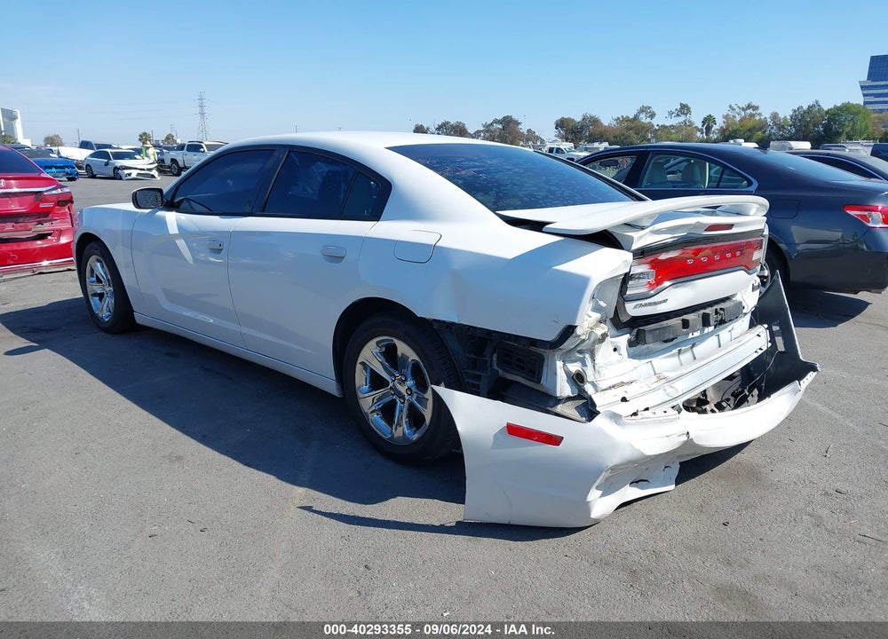 2013 DODGE CHARGER SE VIN: 2C3CDXBG0DH545349
