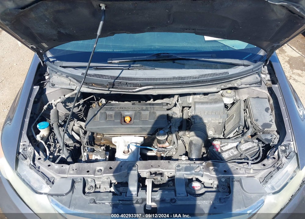 2012 HONDA CIVIC LX VIN: 19XFB2F51CE063476