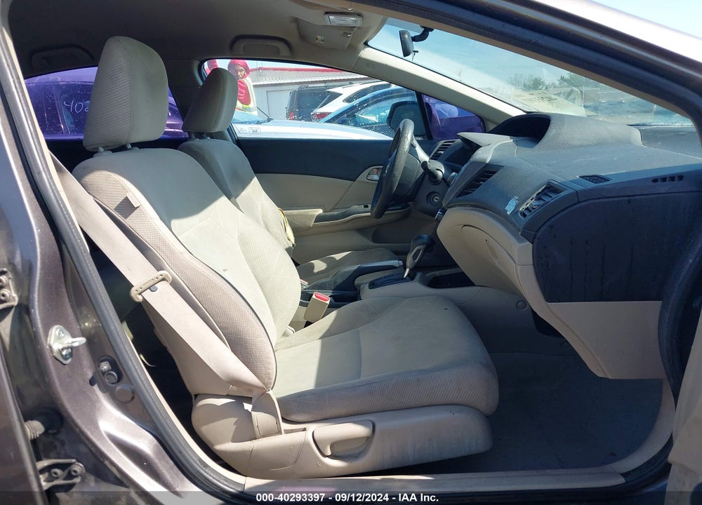 2012 HONDA CIVIC LX VIN: 19XFB2F51CE063476
