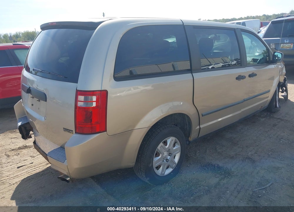 2008 DODGE GRAND CARAVAN SE VIN: 1D8HN44H98B113717