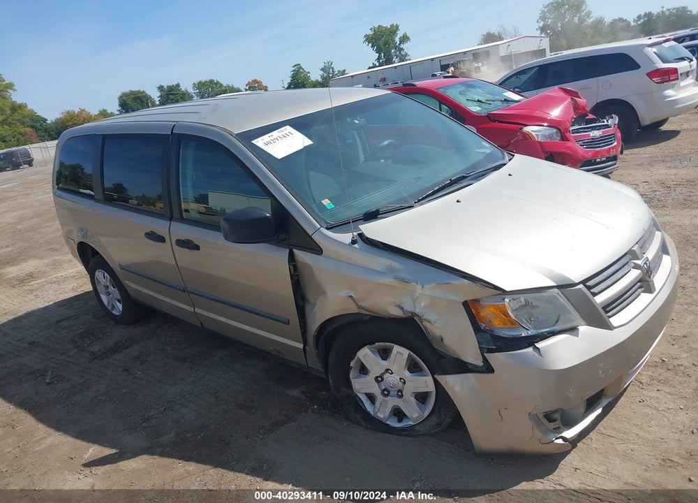 2008 DODGE GRAND CARAVAN SE VIN: 1D8HN44H98B113717