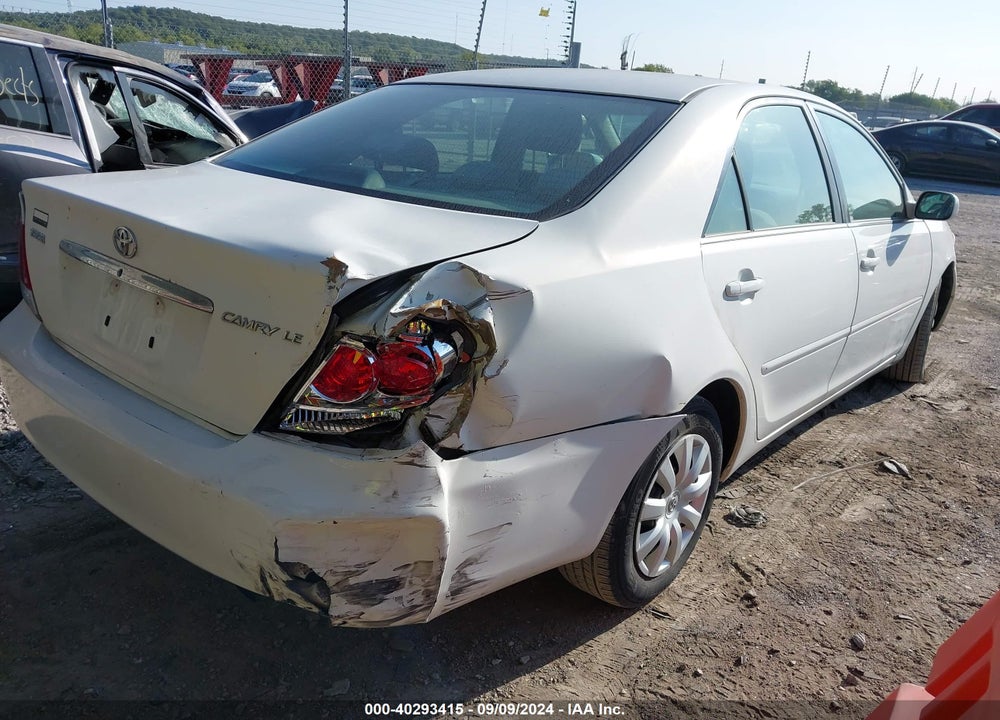 2006 TOYOTA CAMRY LE VIN: 4T1BE32K66U721253