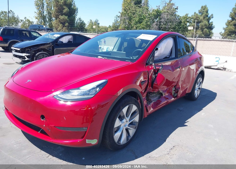 2023 TESLA MODEL Y AWD/LONG RANGE DUAL MOTOR ALL-WHEEL DRIVE VIN: 7SAYGDEE2PA121182